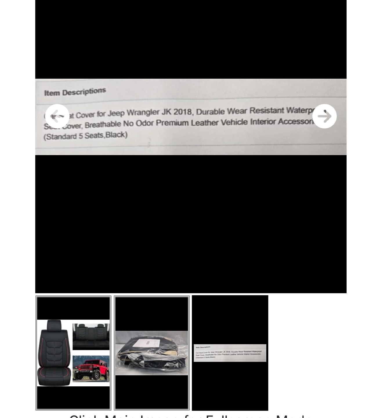 Jeep Wrangler 2018 seat cover - photo 2