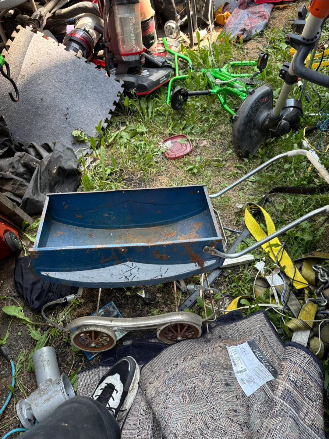 Vintage Metal Wheelbarrow thumbnail