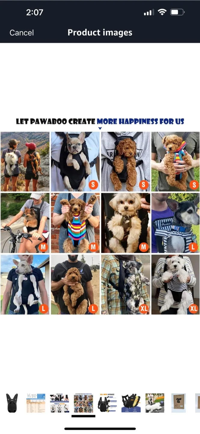 NEW Pawaboo Pet Carrier. XL size image indicator(6)