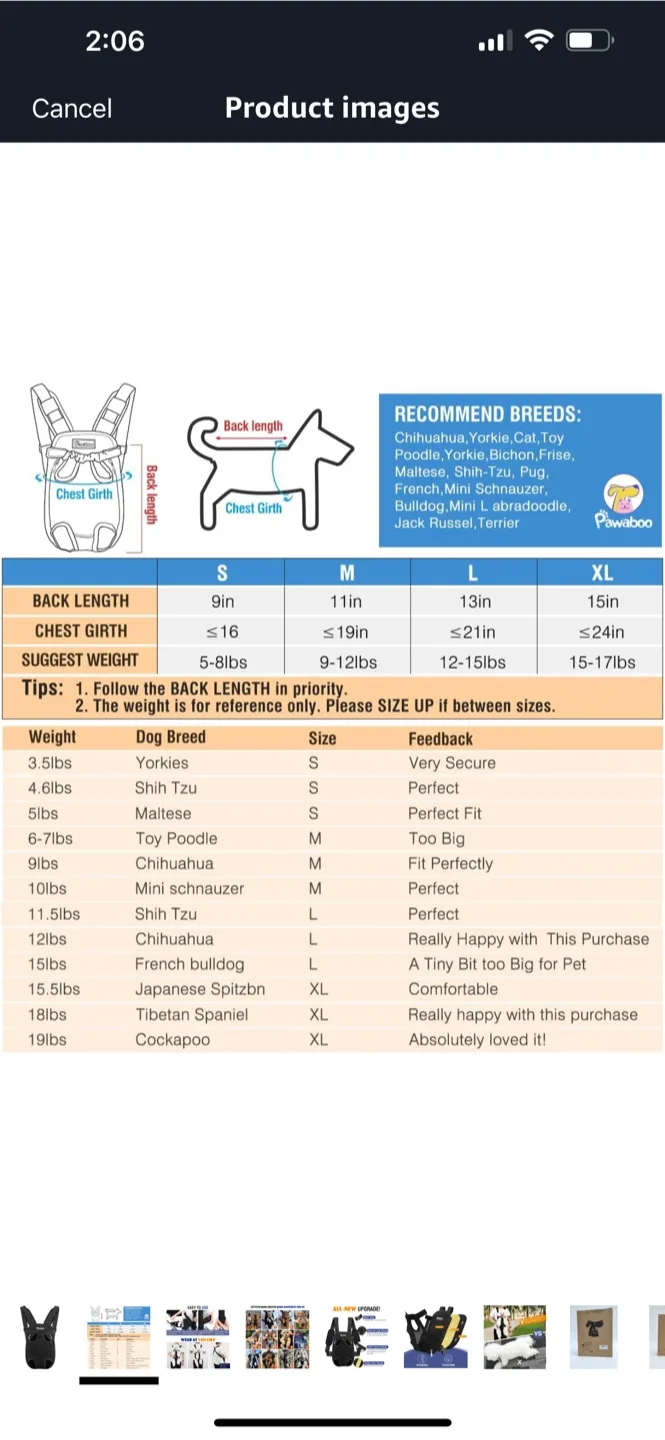 NEW Pawaboo Pet Carrier. XL size image indicator(3)