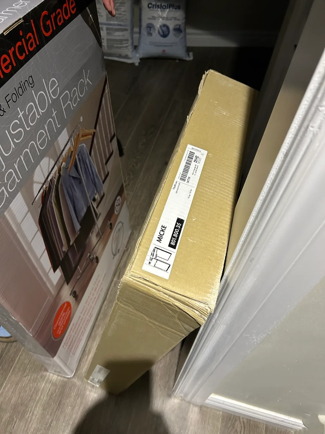 IKEA MICKE Desk qty 1 new in a box and qty1 used thumbnail
