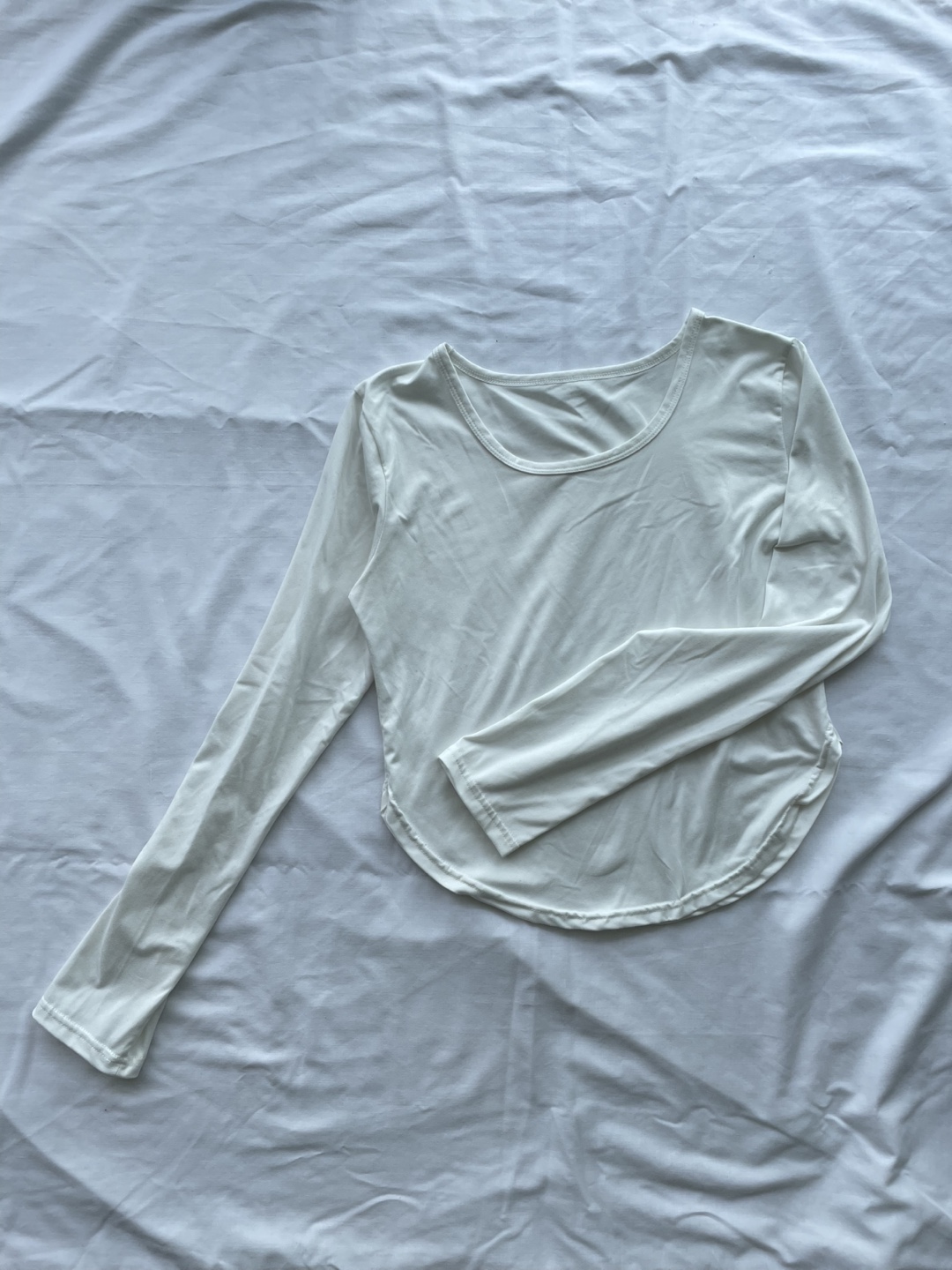 White Long Sleeve Top