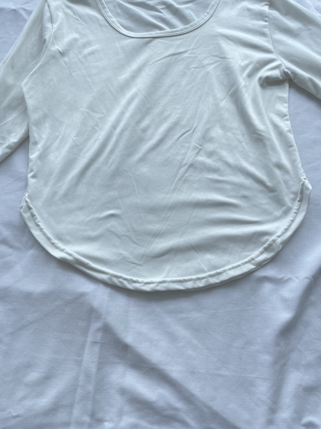 White Long Sleeve Top - photo 2