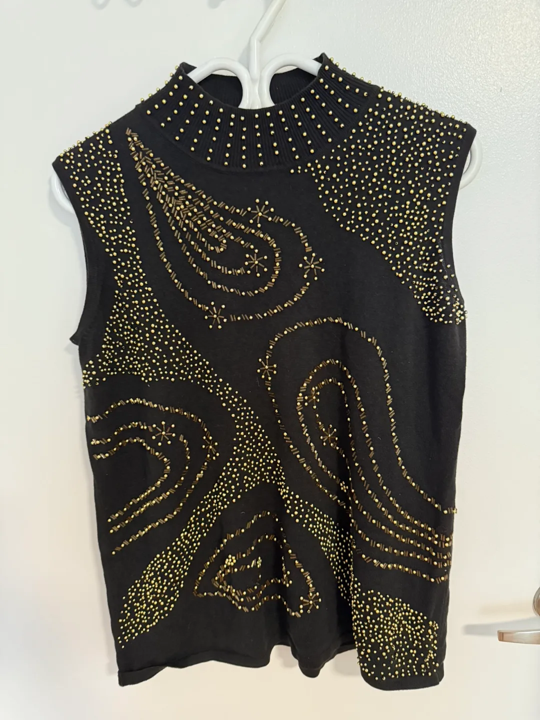 Carol Peters Sleeveless Embellished Top thumbnail
