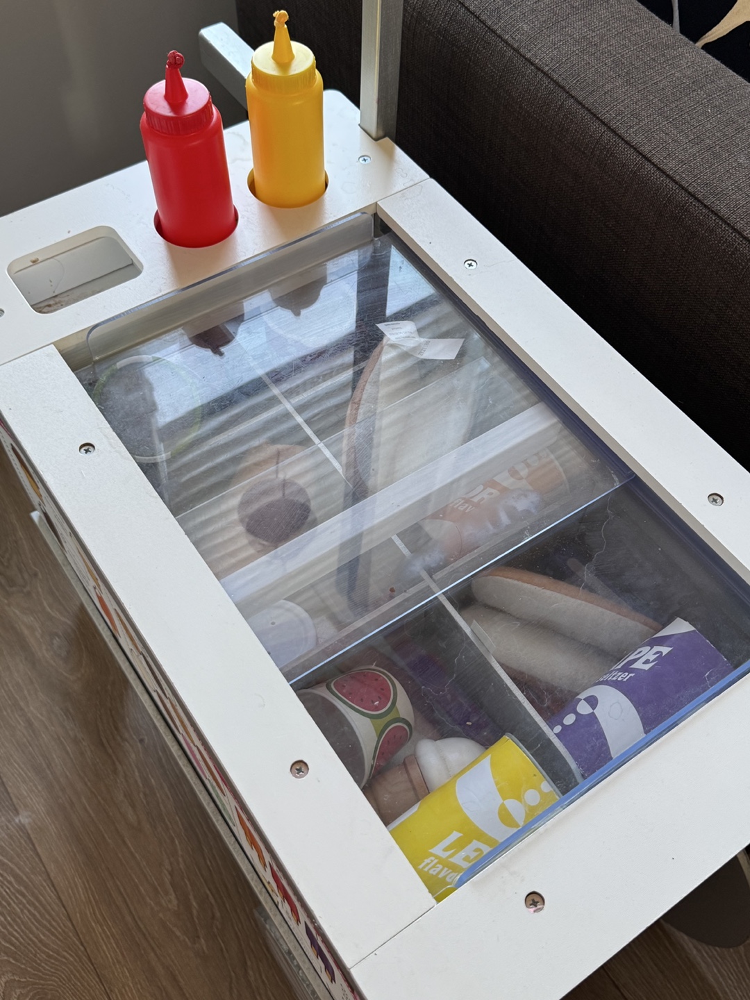 Melissa & Doug Ice Cream Cart and kids bookshelf - photo 2