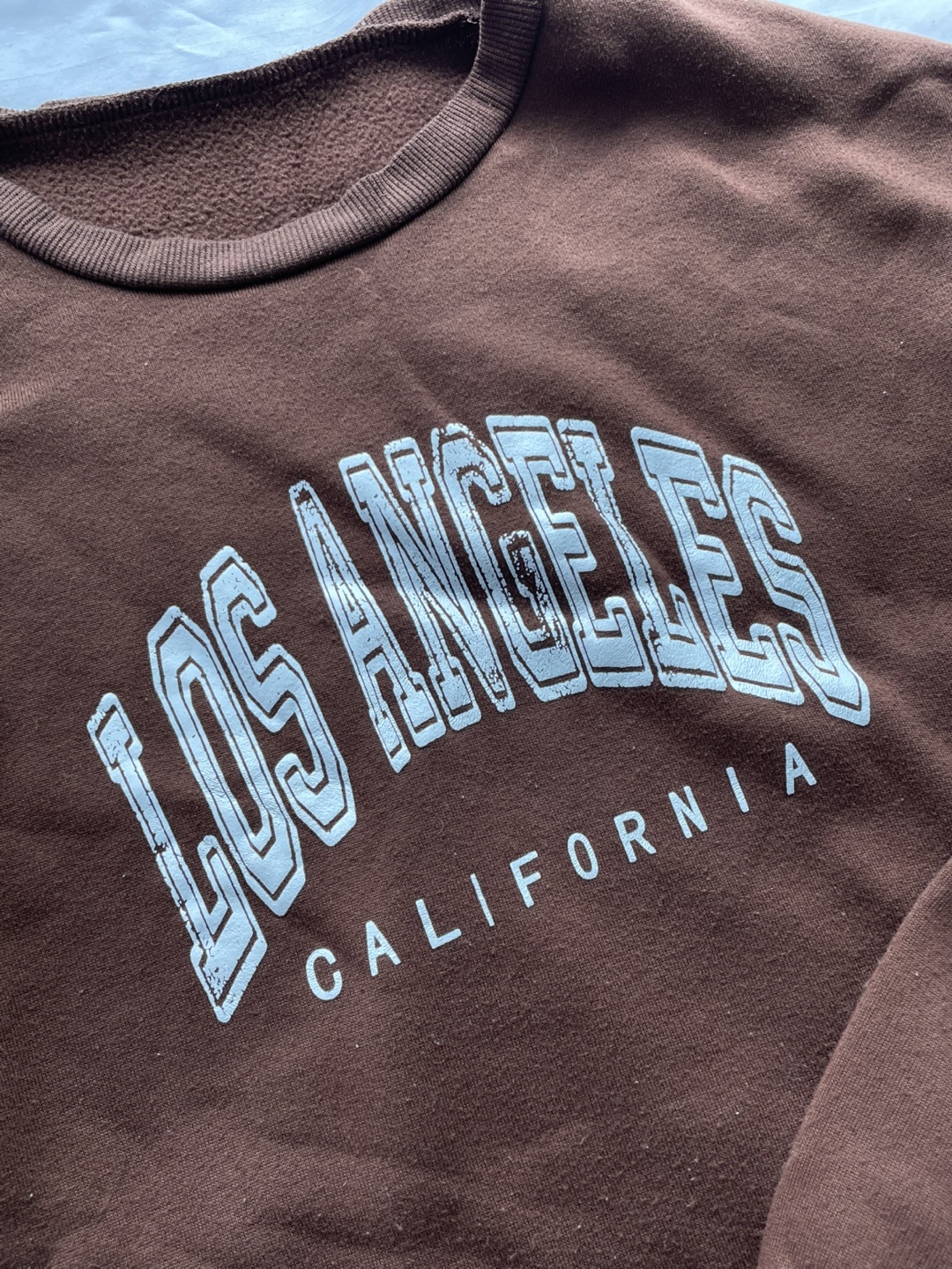Brown Los Angeles Fleeced Sweatshirt - photo 2