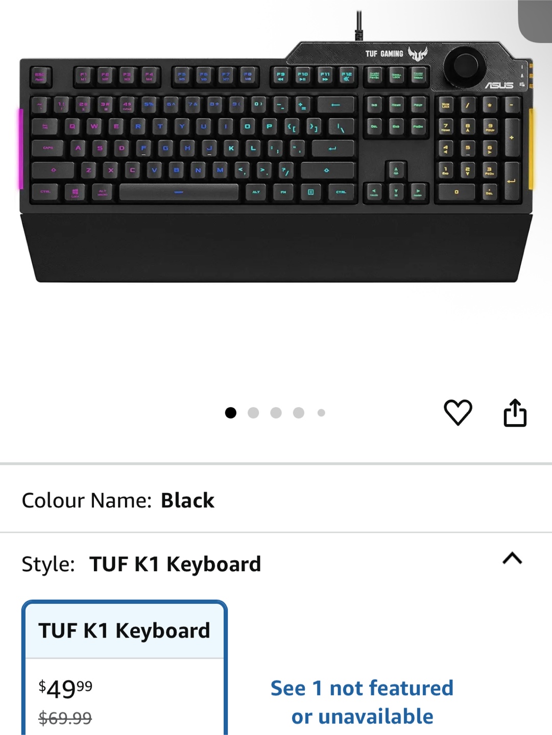 Gaming keyboard and mouse bundle - photo 3