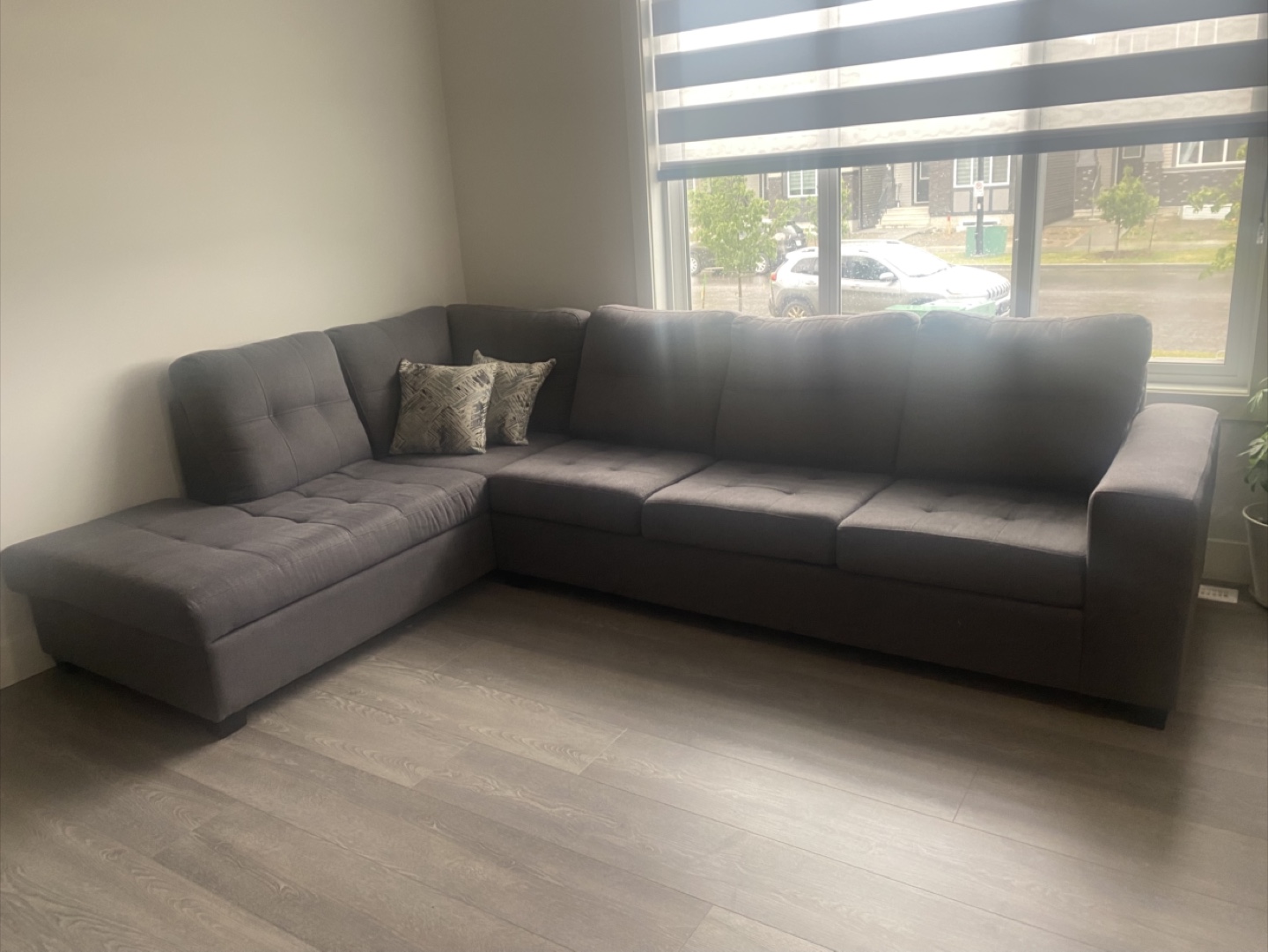 Grey Sectional Couch - photo 3