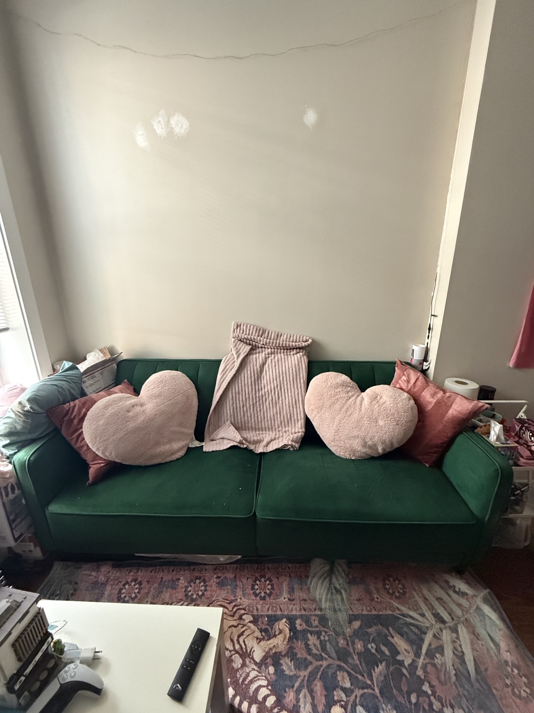 Green Upholstered Futon