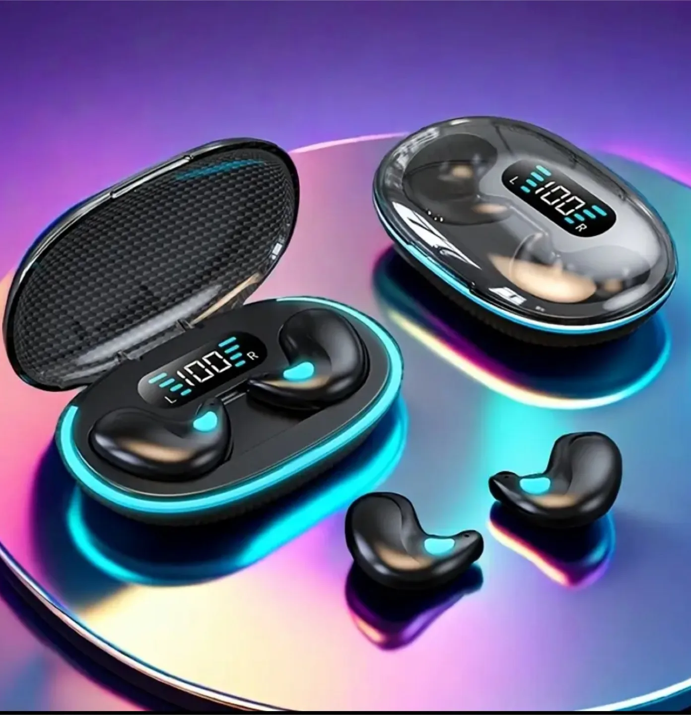 Wireless Earbuds with Charging Case image indicator(2)