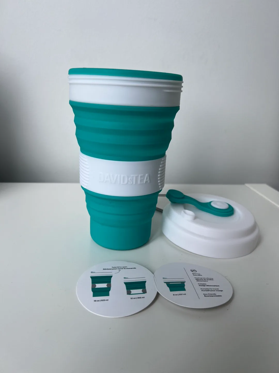[BRAND NEW❗️]DAVIDsTEA Collapsible Travel Cup image indicator(3)
