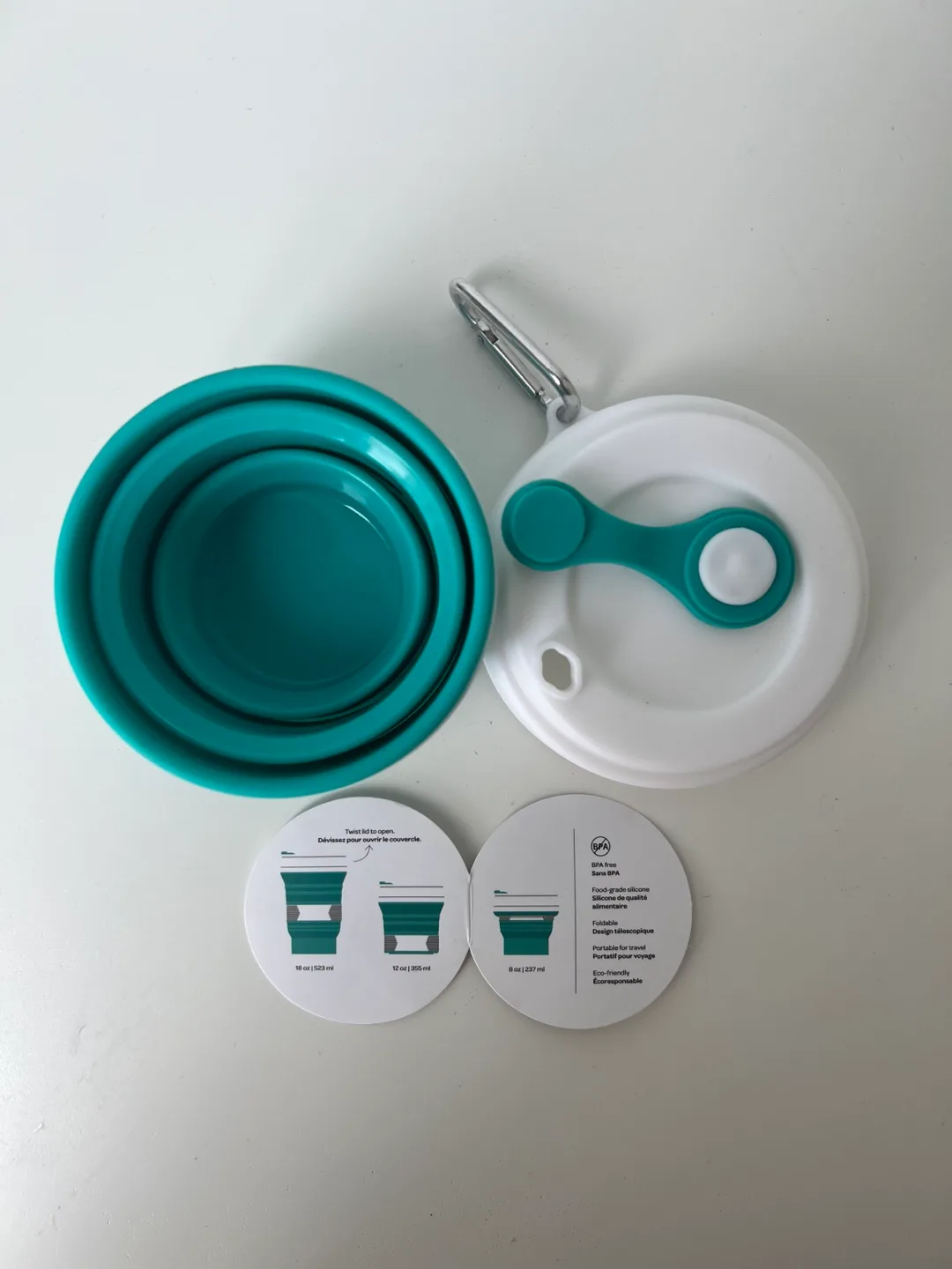 [BRAND NEW❗️]DAVIDsTEA Collapsible Travel Cup image indicator(2)
