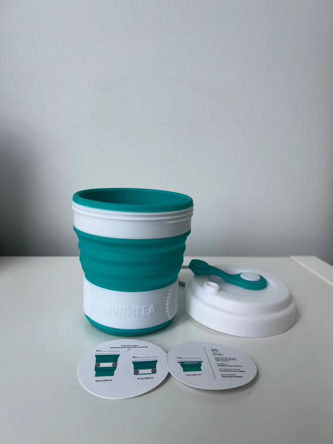 [BRAND NEW❗️]DAVIDsTEA Collapsible Travel Cup image indicator(4)