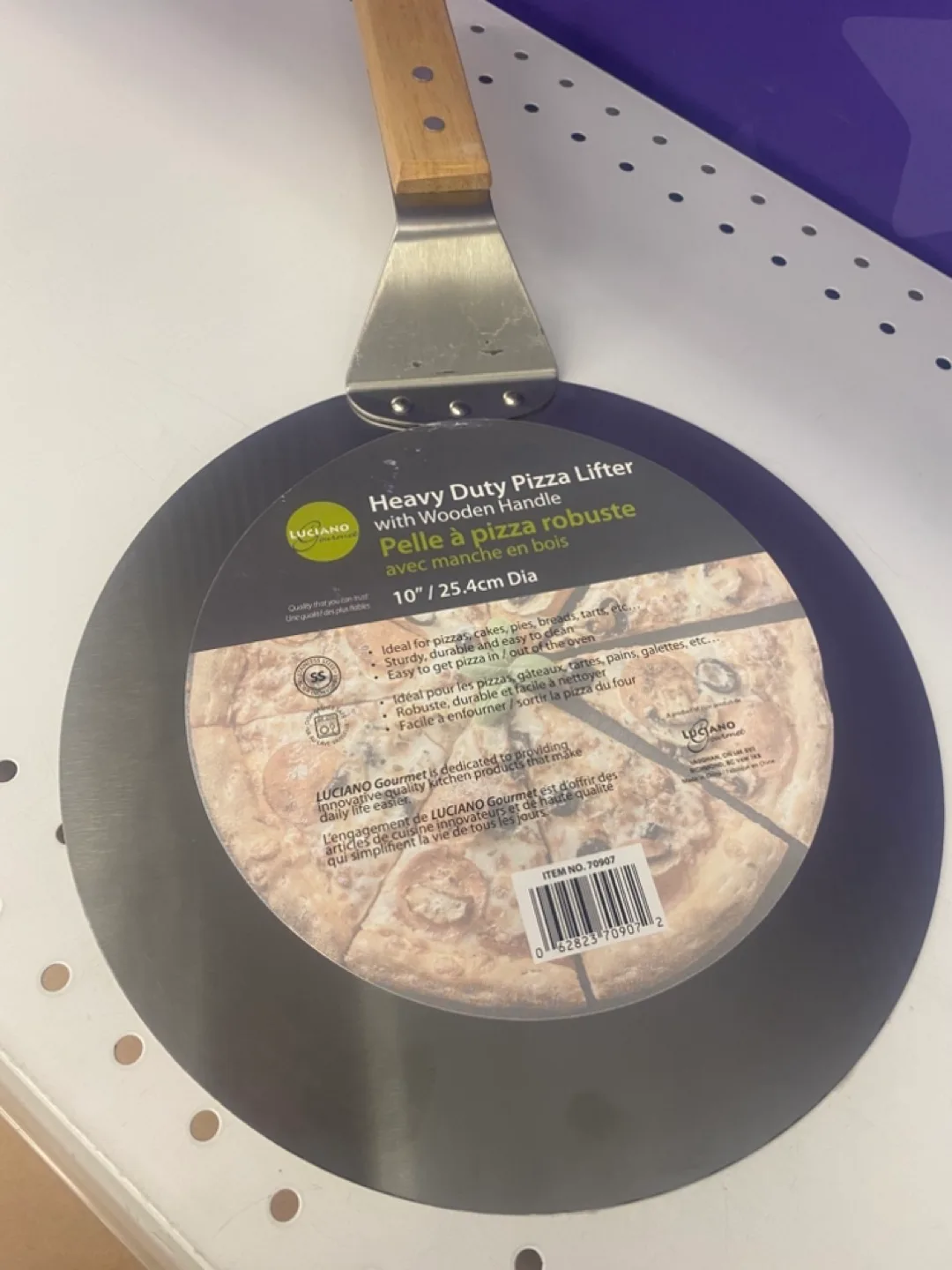 Pizza Lifter with Wooden Handle thumbnail