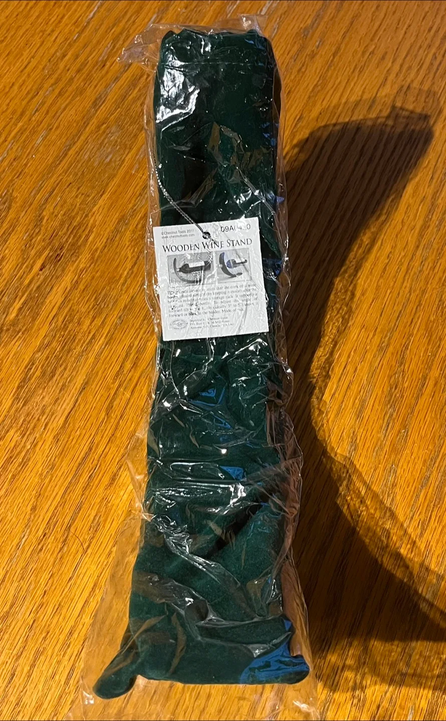 New 1 Bottle Wooden Wine Stand image indicator(6)