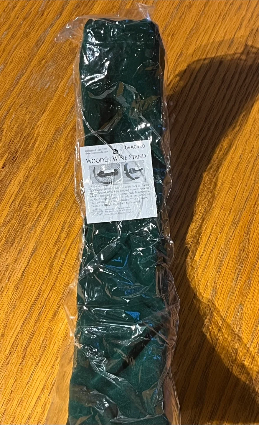 New 1 Bottle Wooden Wine Stand image indicator(4)