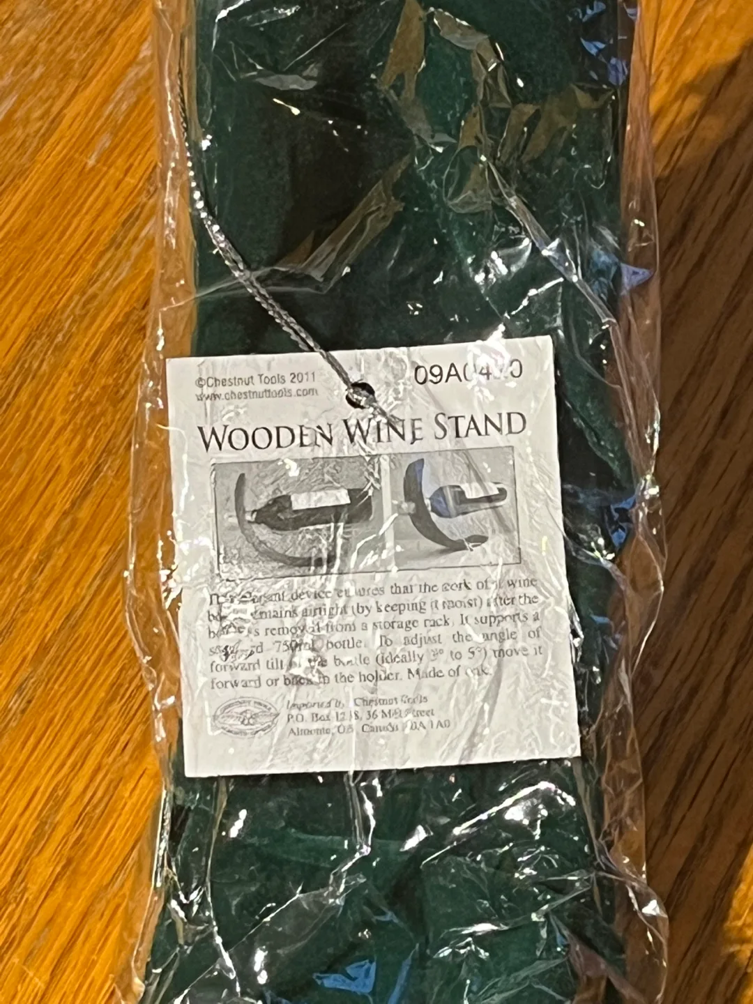 New 1 Bottle Wooden Wine Stand image indicator(5)