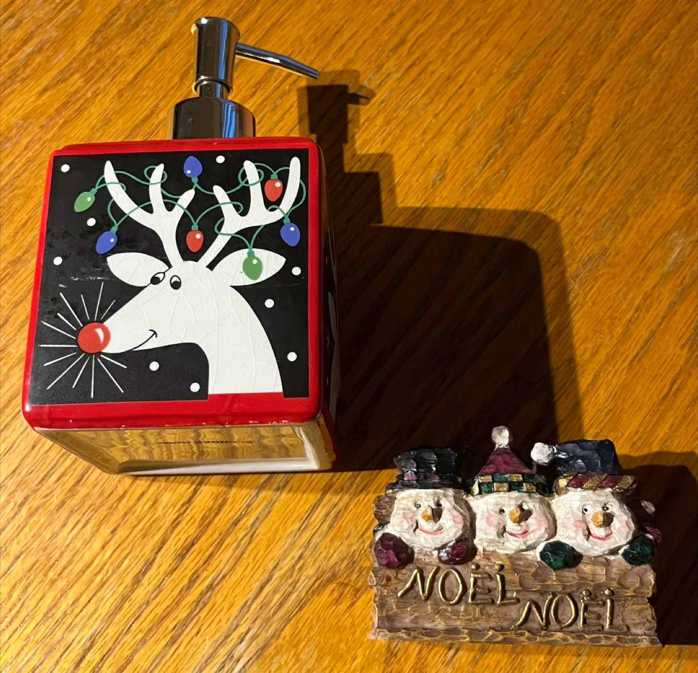 Christmas Soap Dispenser & Small Napkin Holder thumbnail