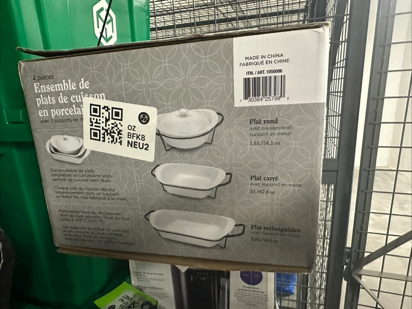 4-Piece Porcelain Bakeware Set image indicator(2)