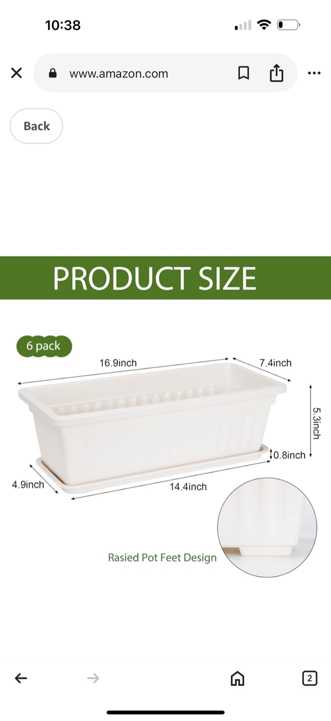 White Plant Planters with Labels 🥕 brand new - photo 5