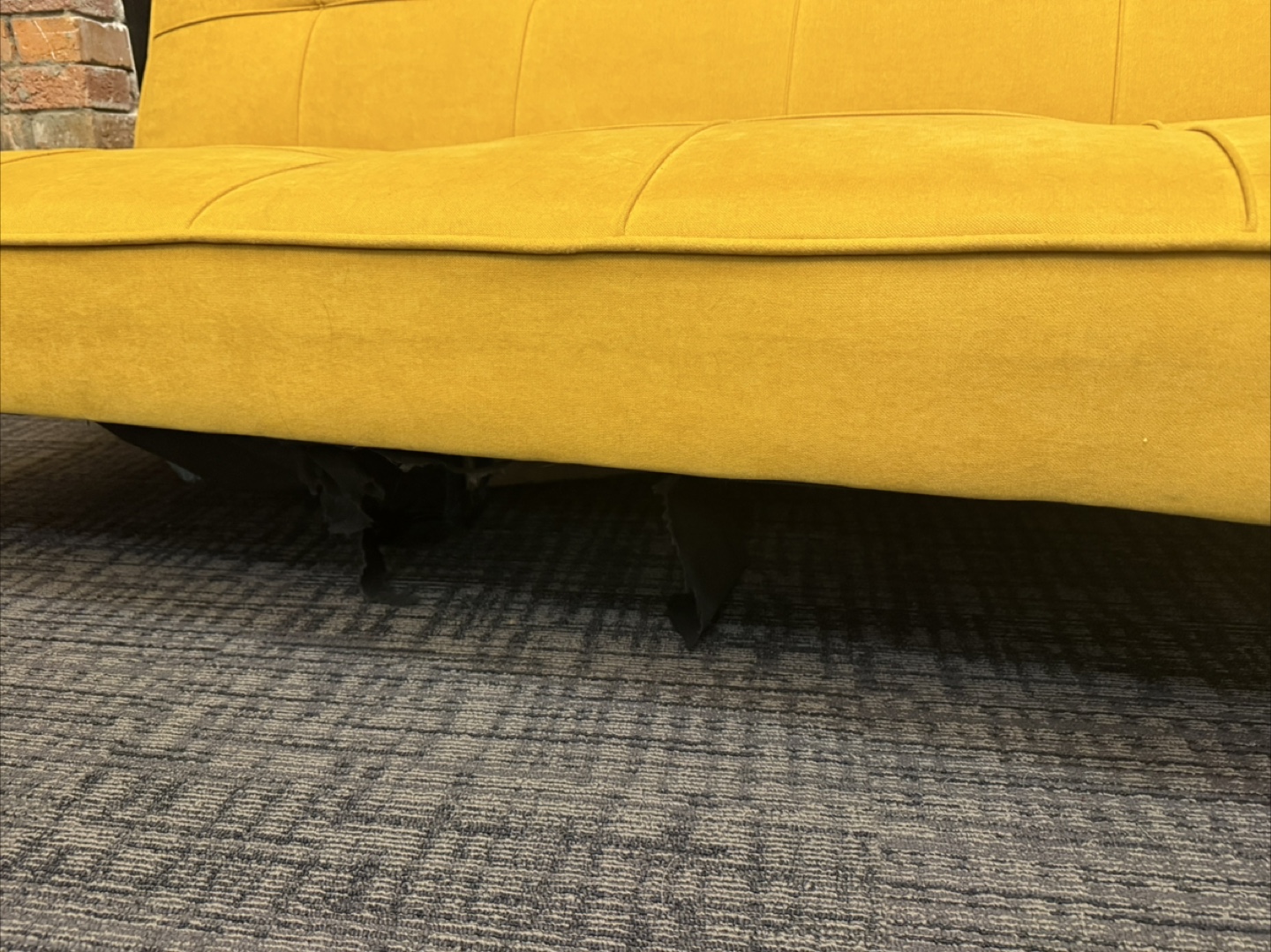 Yellow Futon Sofa Bed Structube - photo 5