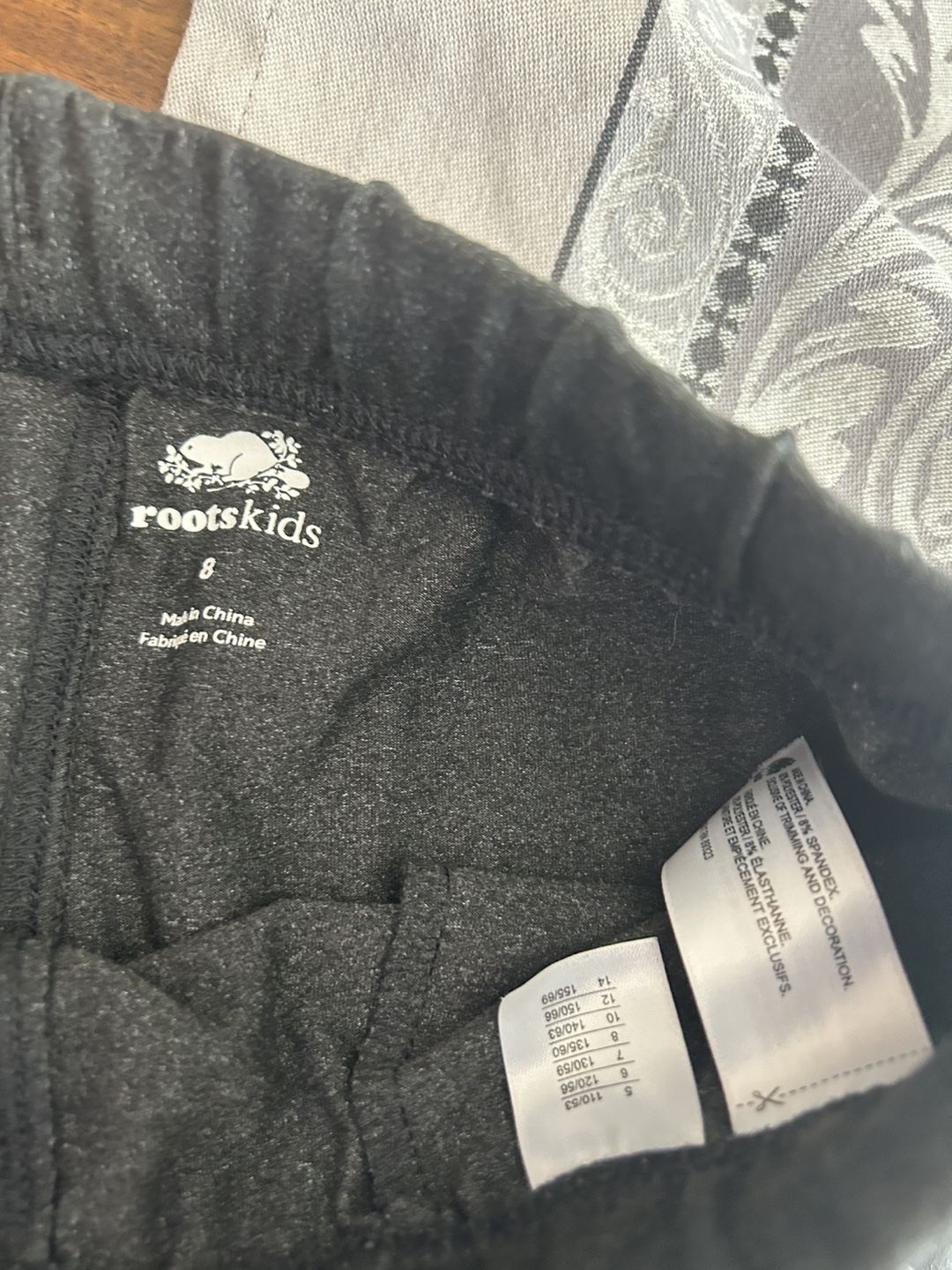 Roots Kids Grey Sweatpants - Size 8 - photo 3