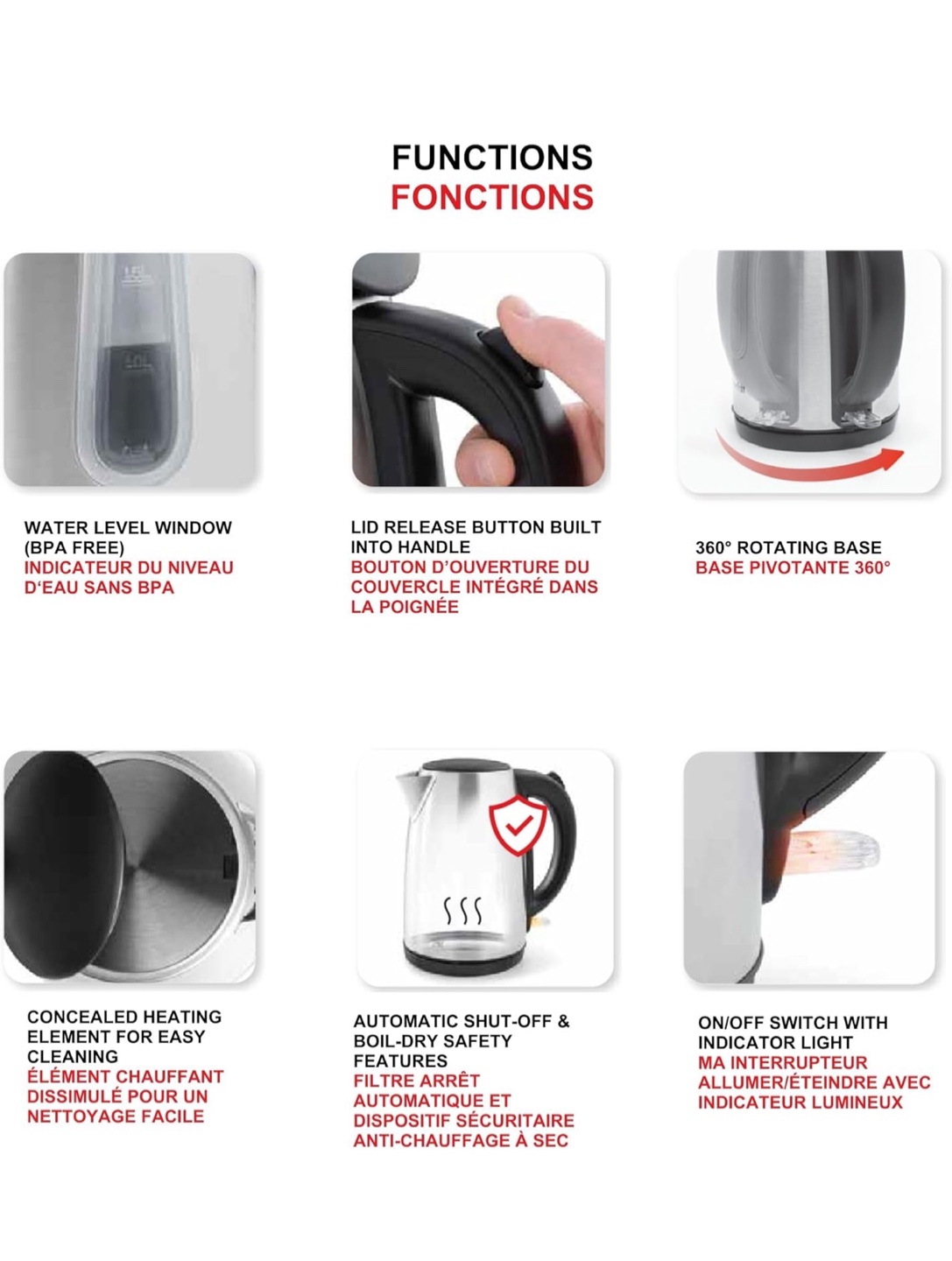 Starfrit Electric Kettle - 1.7L - photo 3