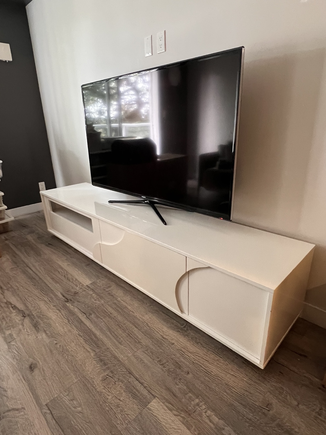 White TV Stand - photo 2