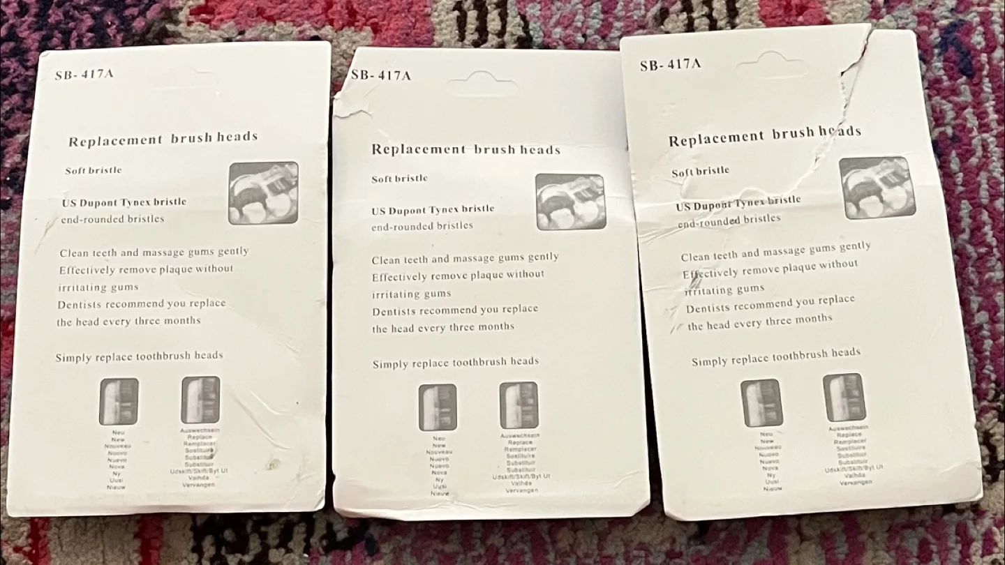 SB-417A Replacement Brush Heads - 4 Pack image indicator(2)