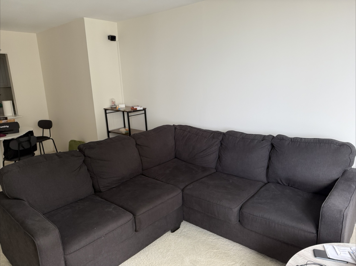 Dark Gray Sectional Sofa - photo 2