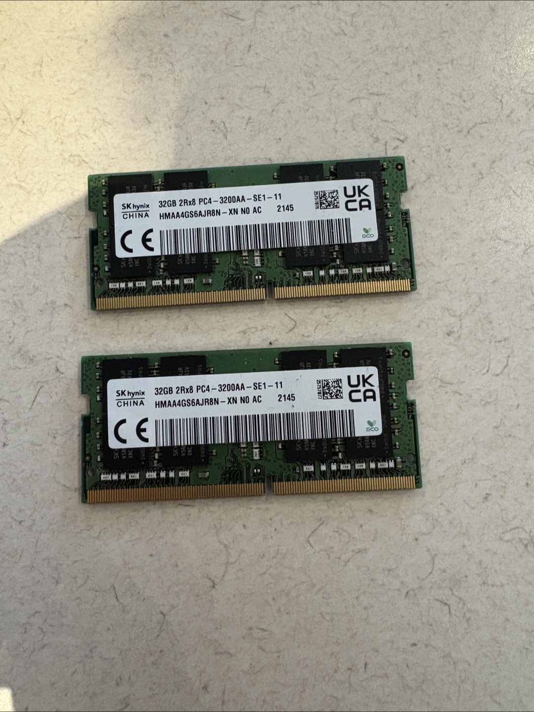 64 GB DDR 4 laptop memory