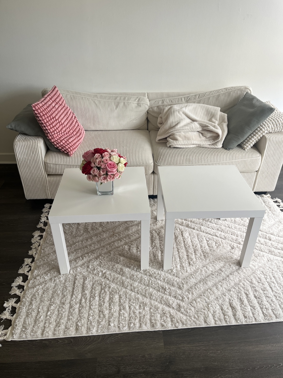 White Nesting Side Tables - Set of 2