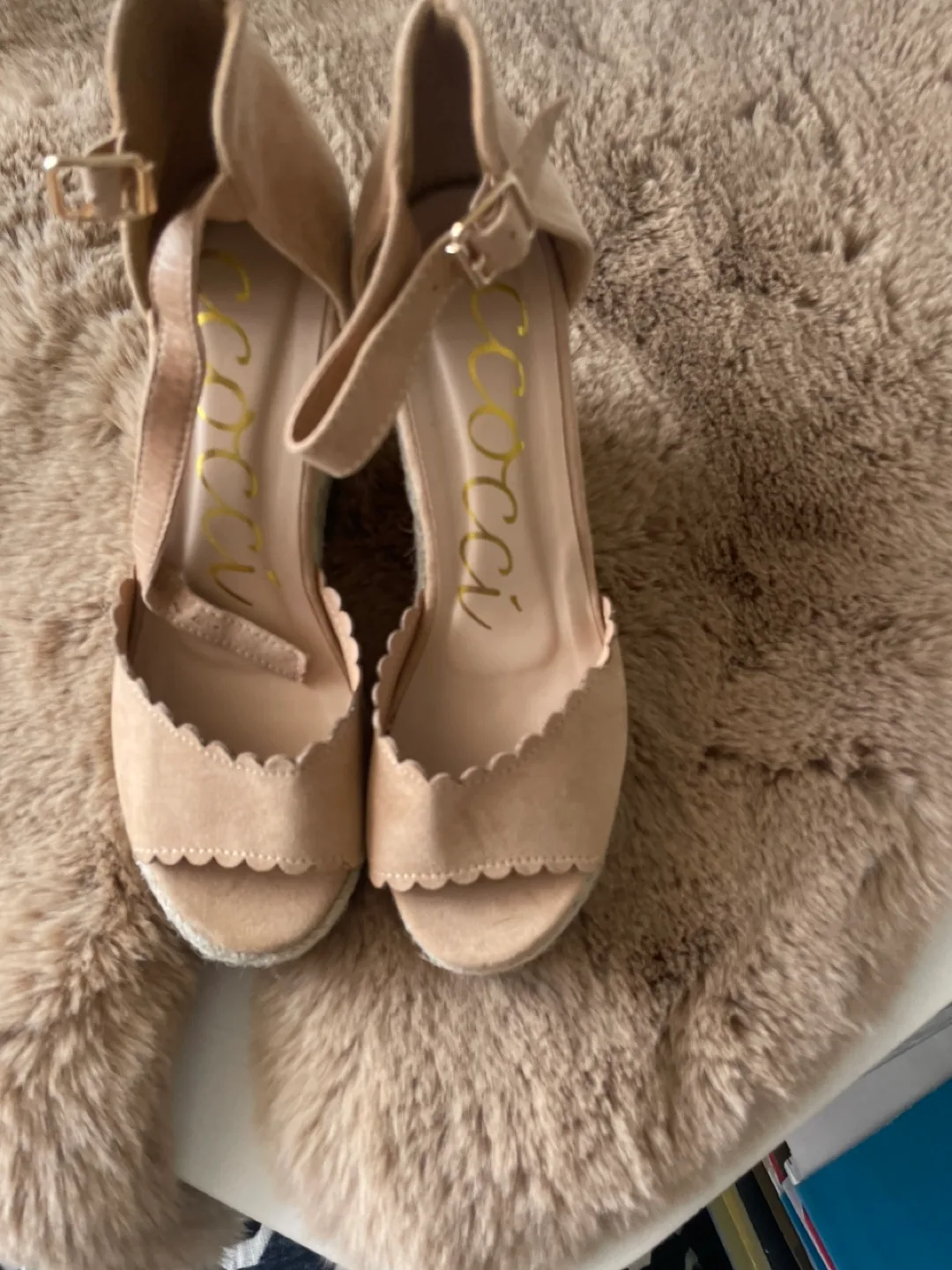 Cocci Wedge Sandals - Size 7 thumbnail