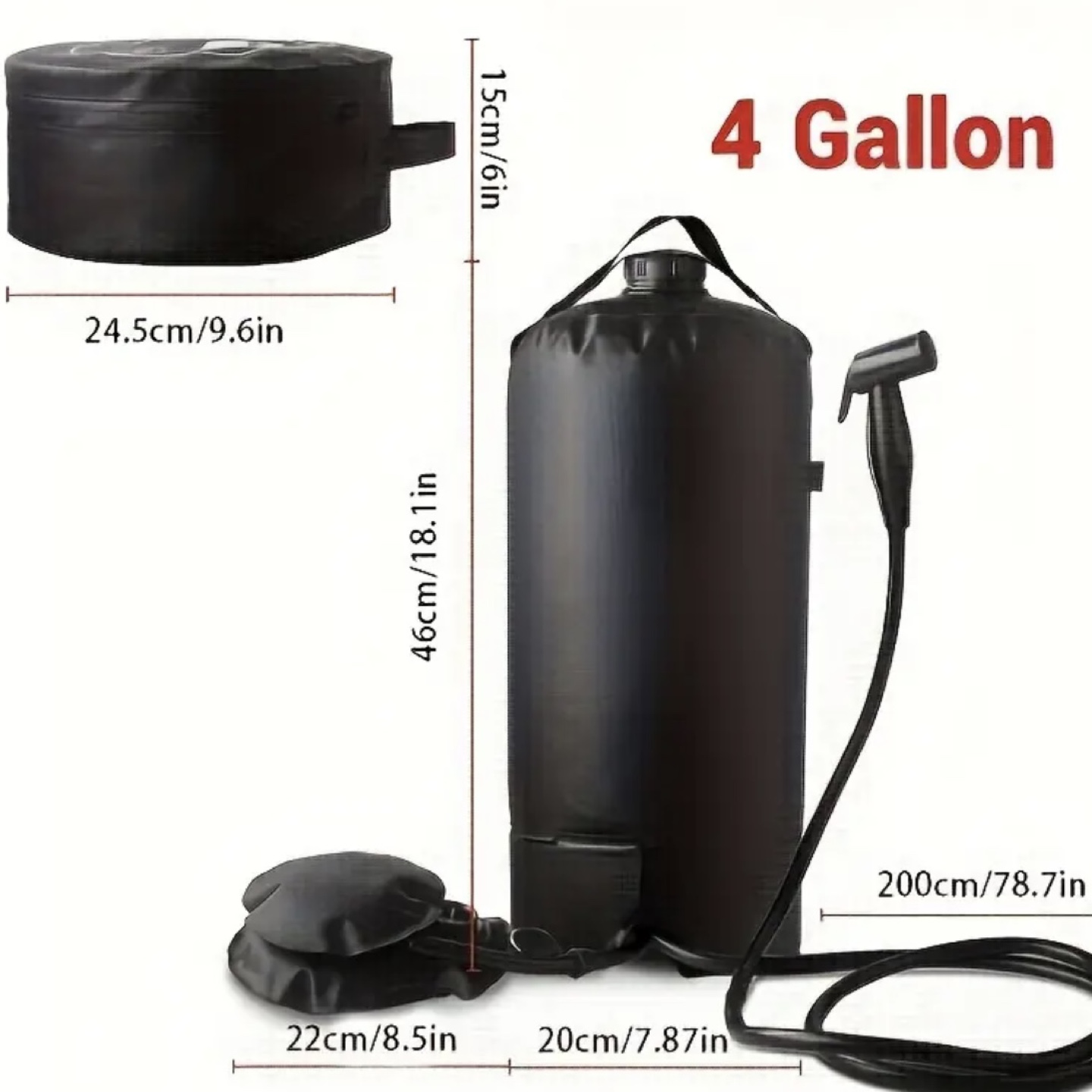 Portable Outdoor Shower/Bidet - photo 2