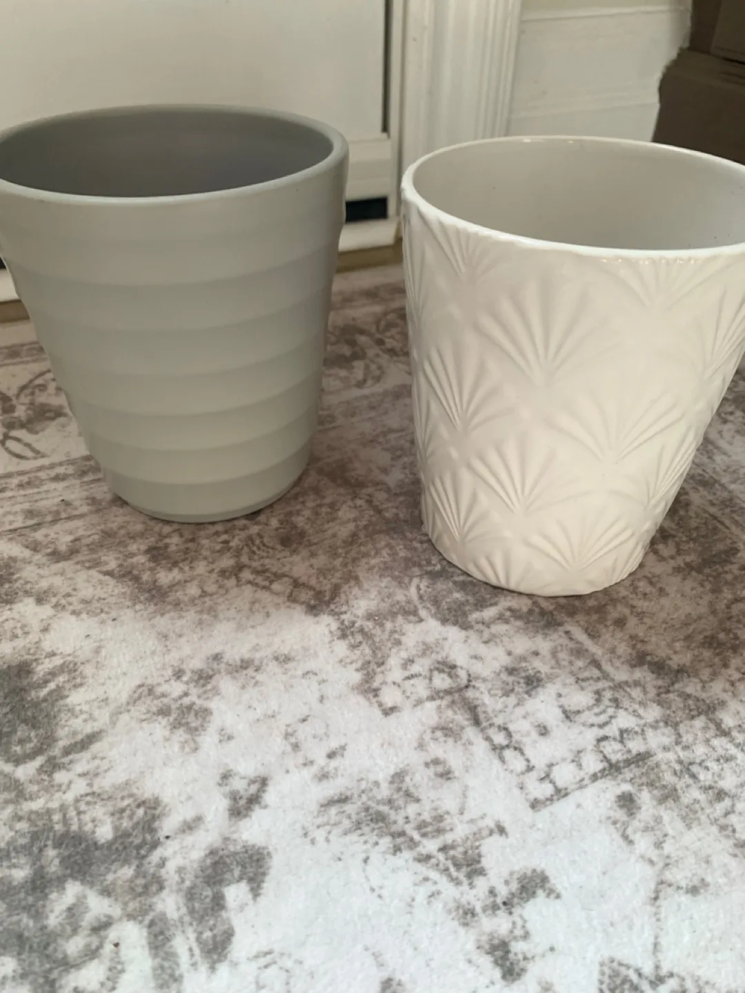 Two Decorative Flower Pots thumbnail