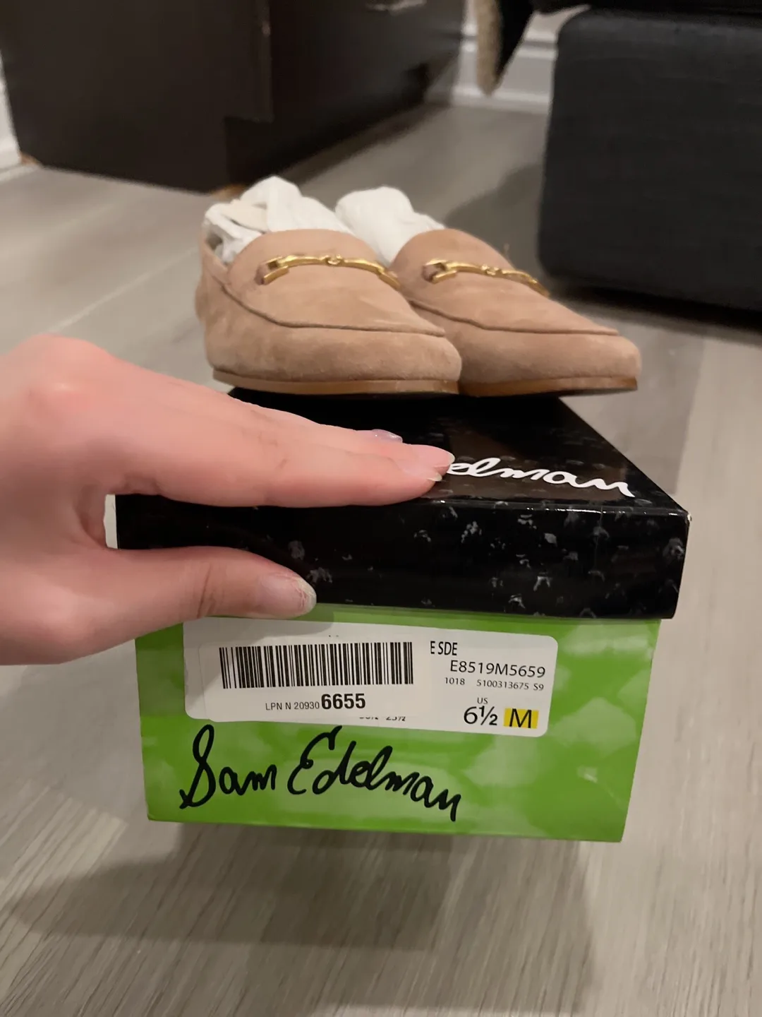 Sam Edelman Loafers - Size 6.5M 💚🥕 image indicator(2)