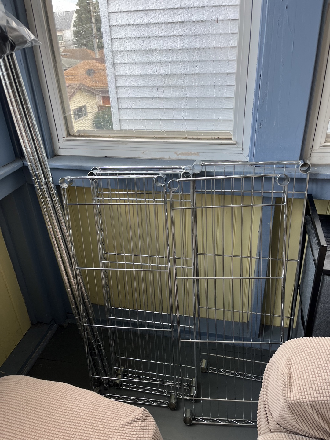 Chrome Wire Shelving Unit - photo 3