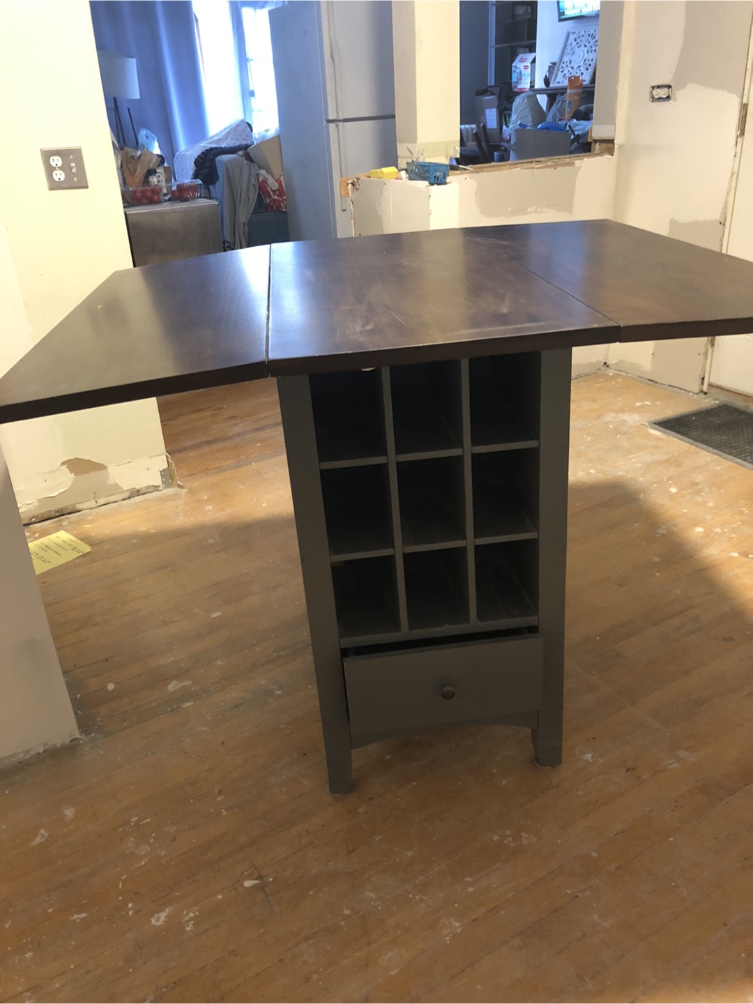 Folding kitchen/dining room table with 2barstools - photo 5