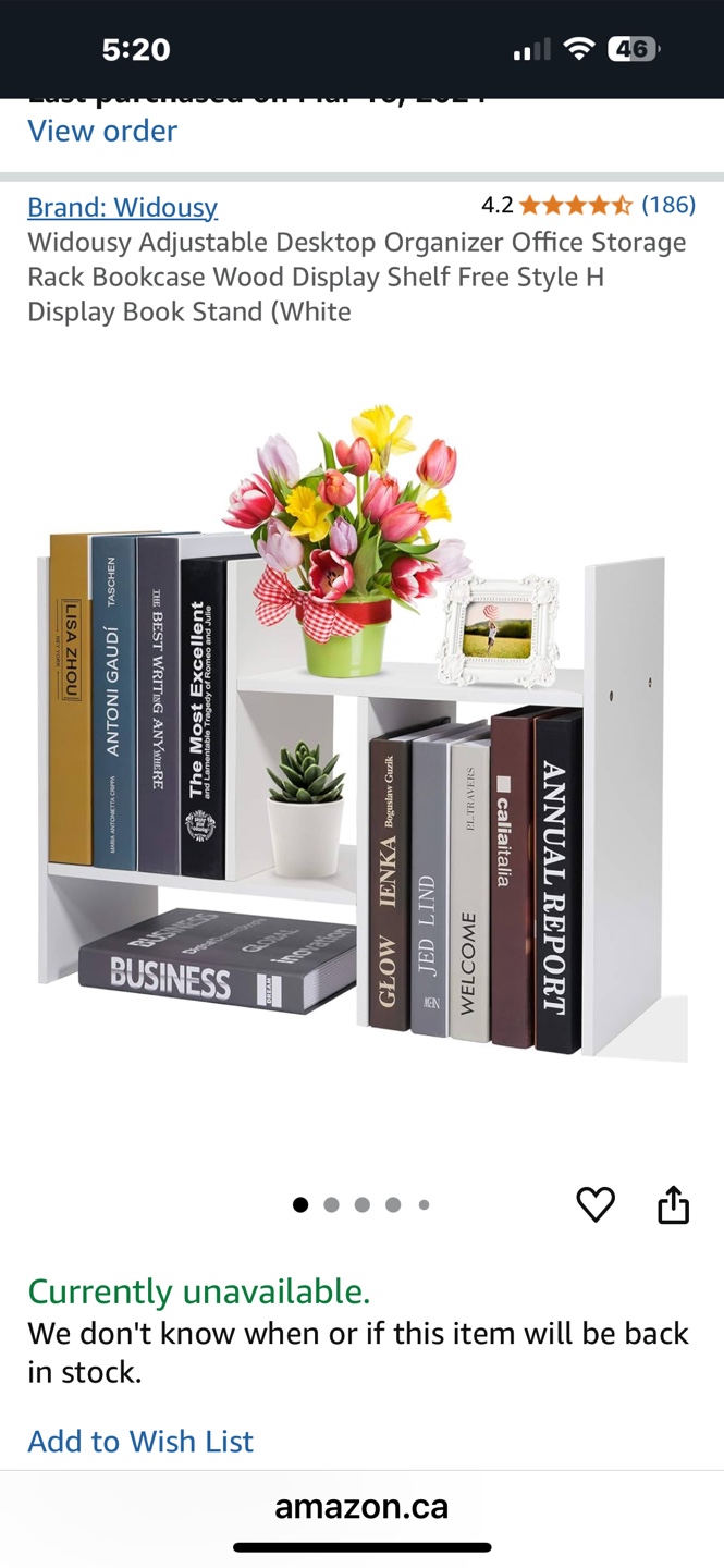 Widousy Adjustable Desk Organizer
