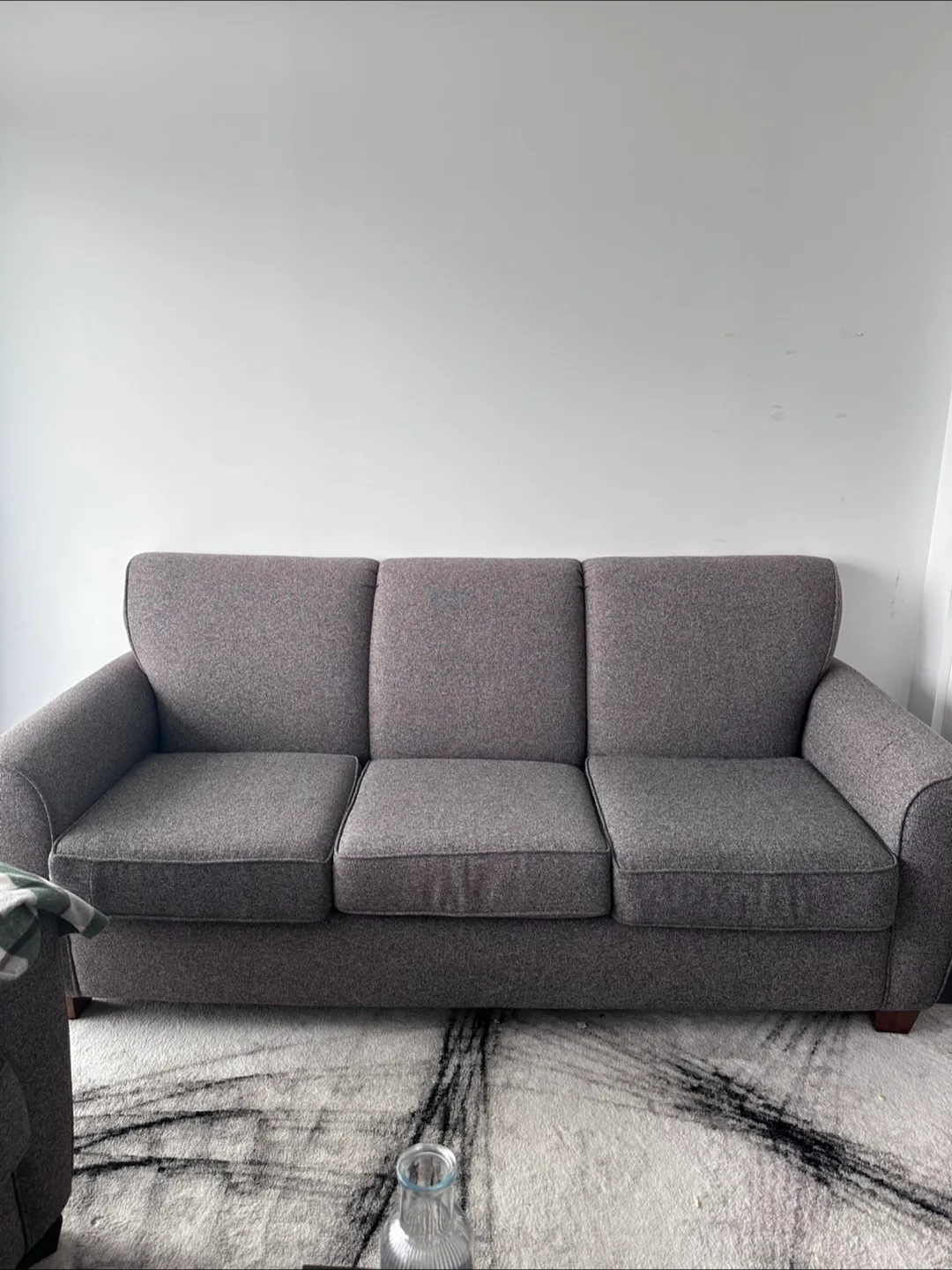 5 seat Grey Sofa thumbnail