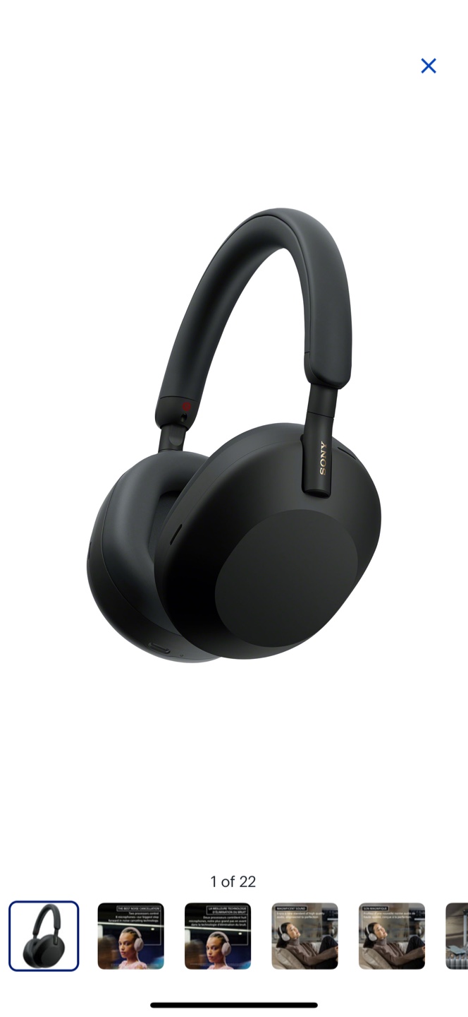 🎧 Sony WH-1000XM5 Wireless Noise Cancelling Headphones – $450