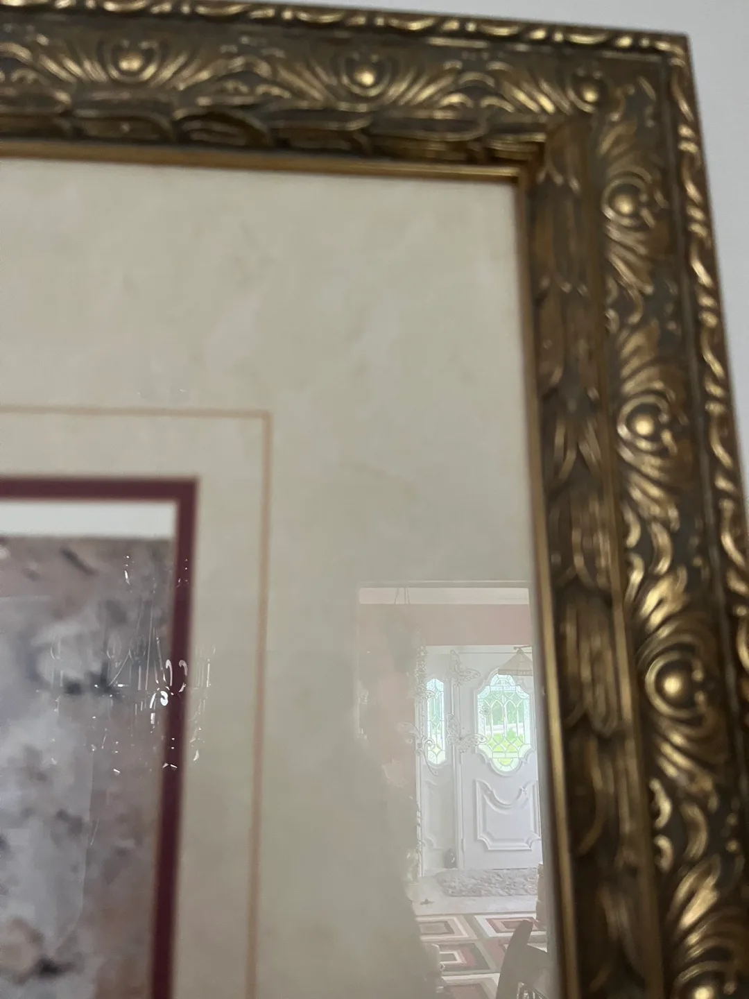 43 X 37 inches Framed Print of European Street Scene image indicator(5)