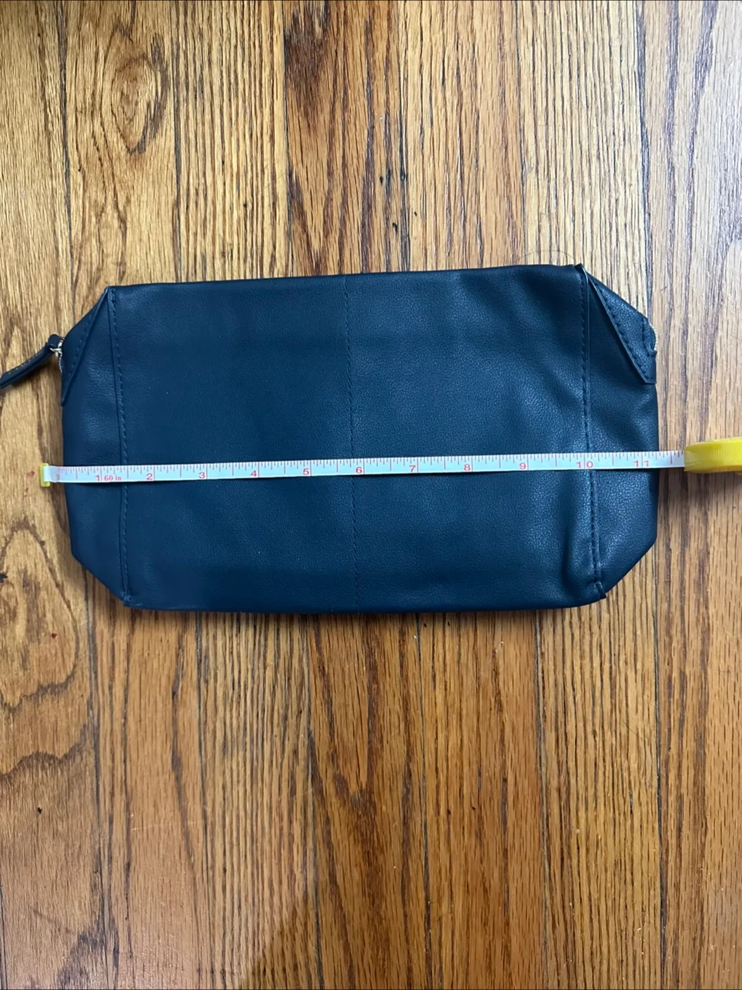 Lancôme Navy Blue Leather Cosmetic Pouch image indicator(3)