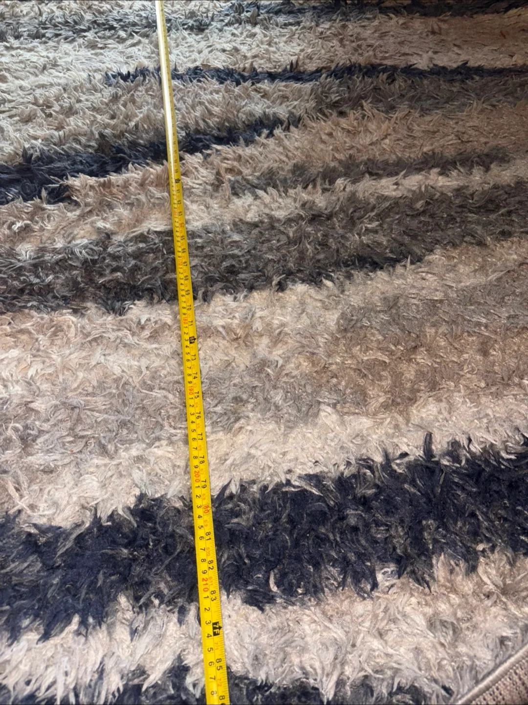 Shaggy Area Rug, Grey,blue & White image indicator(5)