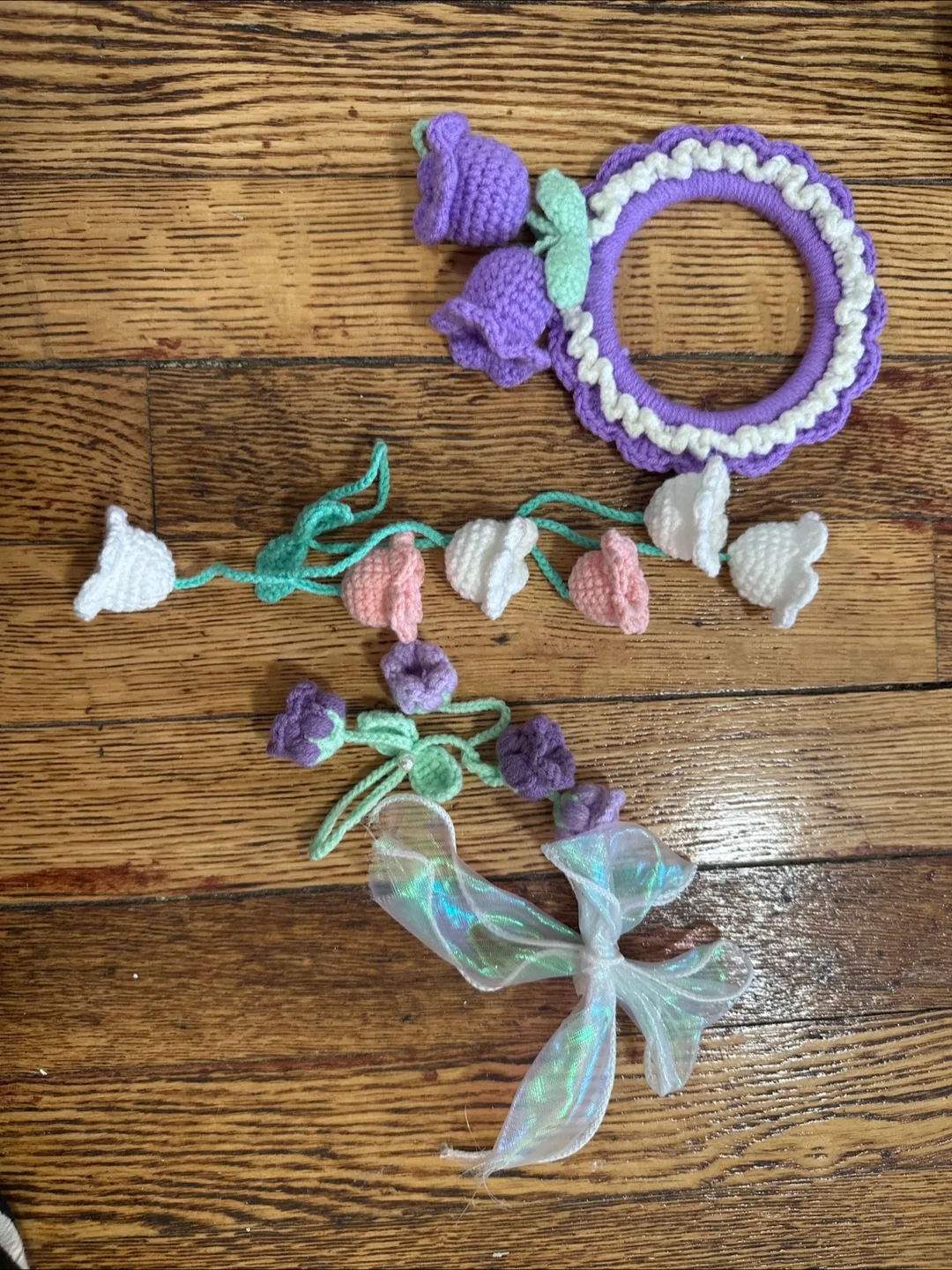 Handmade Crocheted Flower Accessories thumbnail