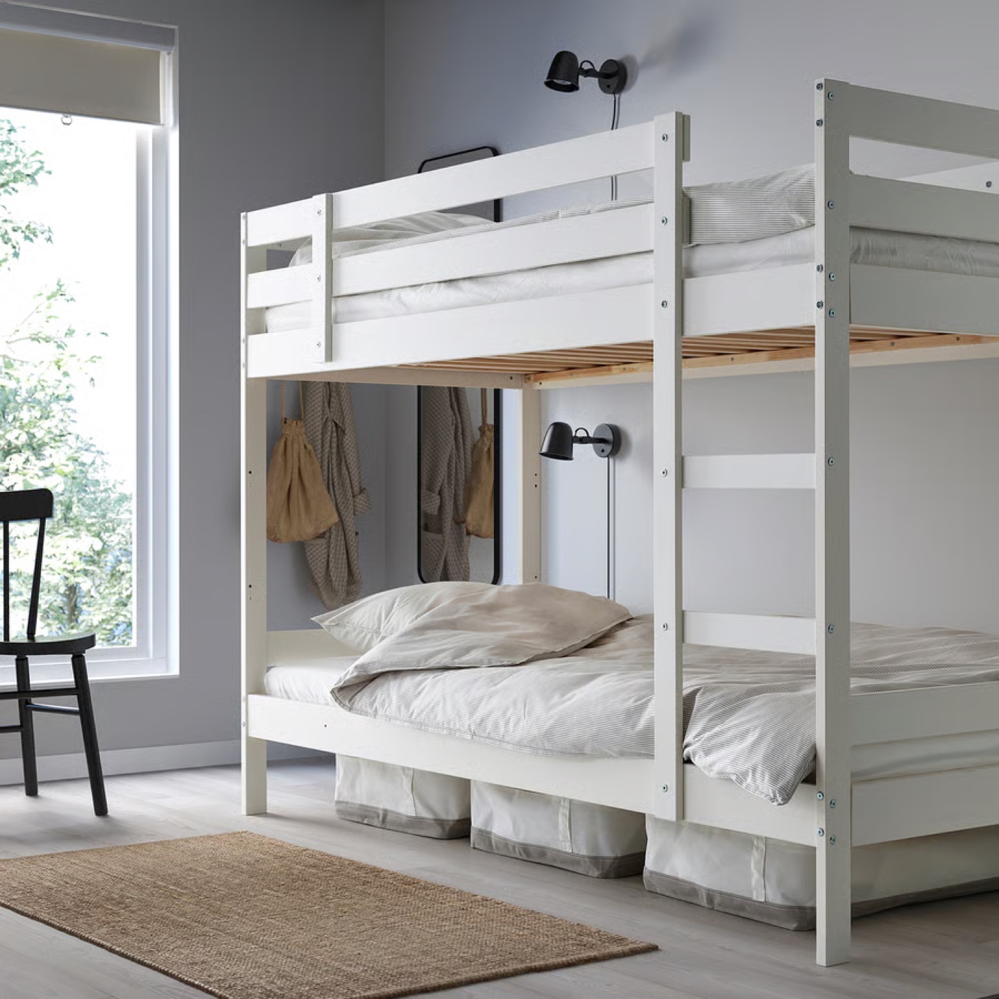White Bunk Bed