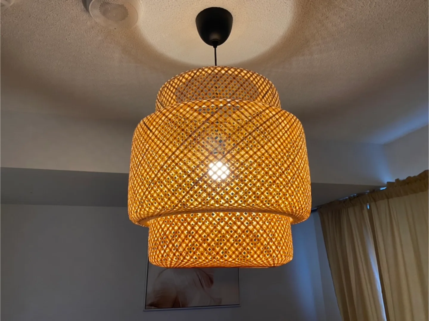 Bamboo Woven Pendant Light