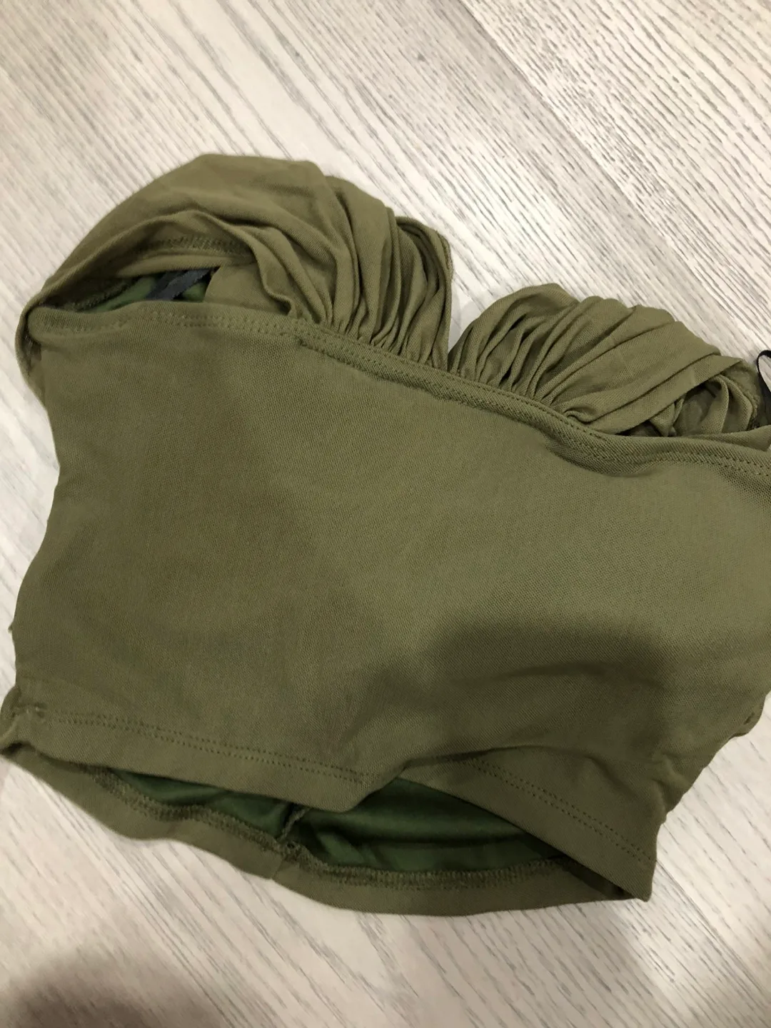 Olive Green Tube Top image indicator(2)