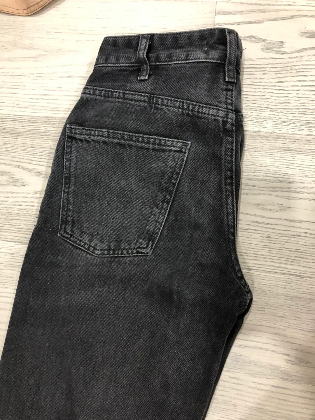 Zara Black Denim Jeans, Size 2 image indicator(5)