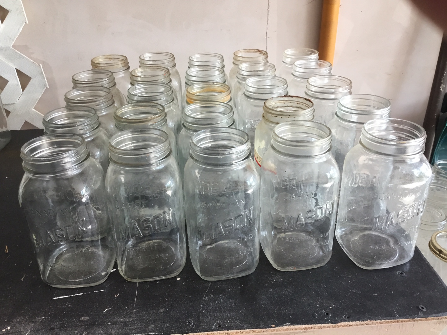 60 Mason Jars - 2 sizes